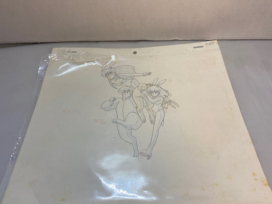 Urusei Yatsura Rumiko Takahashi Anime Cel (A-20) うる星やつら Rare Anime