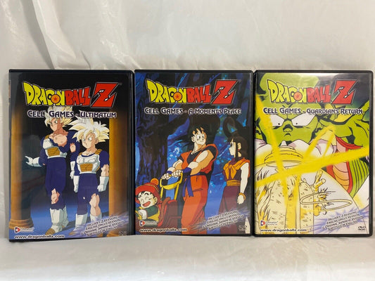 DBZ CELL GAMES • Ultimatum/A Moment’s Peace/Guardian’s Return • DVD Dragonball Z